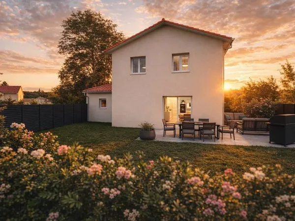 MAISON NEUVE FAMILIALE À ÉTAGE - Cressin-Rochefort (01350)