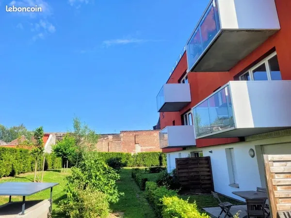 T2 de 44 m2 avec balcon exposé Sud-Ouest et garage