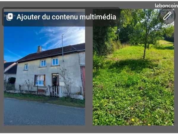 Maison 3 chbres 45 000 euros proxi Gueret
