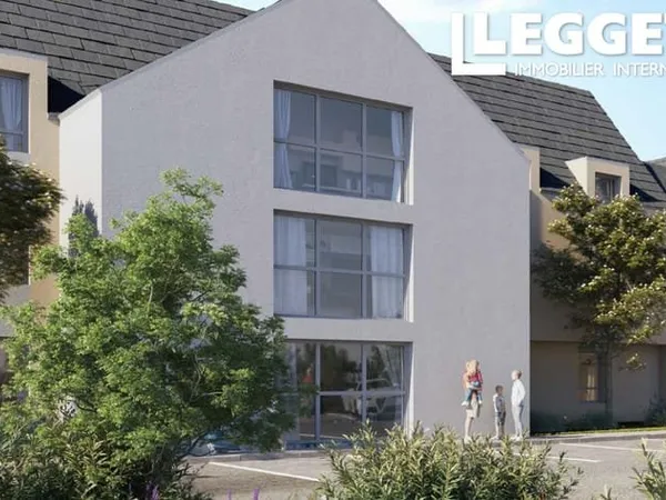 Beau T3 au 1er étage avec terrasse de 17m2 .