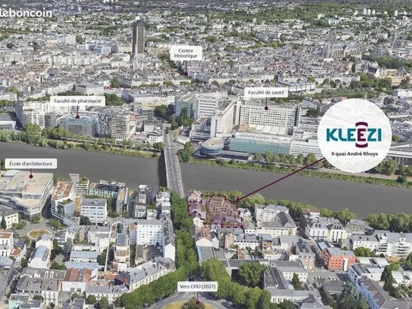 Appartement - 1 pièce - KLEEZI - ILE DE NANTES