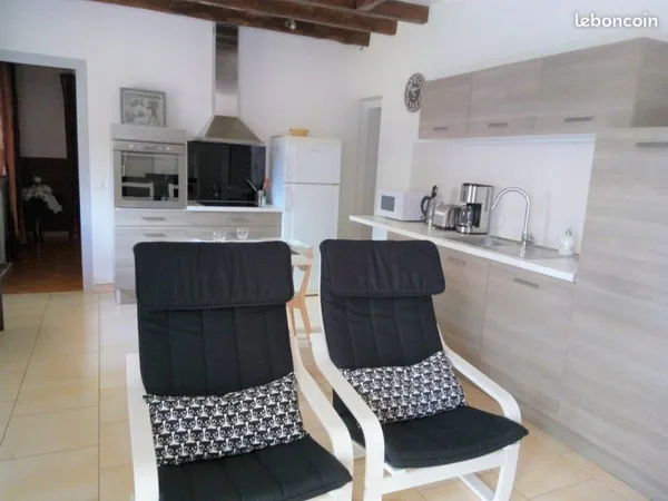 T2 meublé 60 m² - terrasse & jardin - calme - Rambouillet forêt - parking