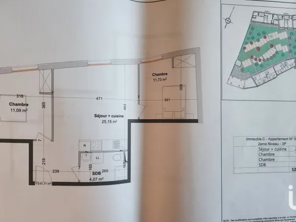 Vente Appartement 3 pièces