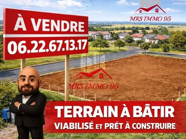 Terrain, à bâtir, viabilisé de 375 m2