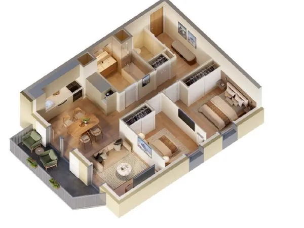 LE FAYET - APPARTEMENT T3