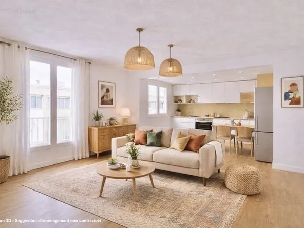 Appartement 3 pièces 54 m²