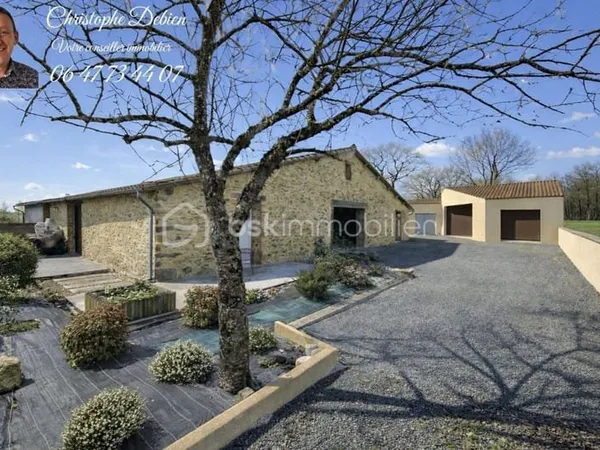 GRANGE RÉNOVÉE DE 231 M² AU CŒUR DE LA NATURE - CHARME DE L'AUTHENTIQUE, CONFORT MODERNE, À 5 MIN DE
