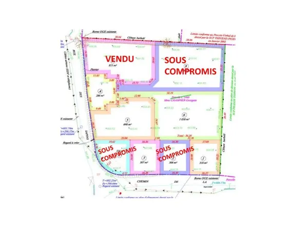 Terrain 1058 m²