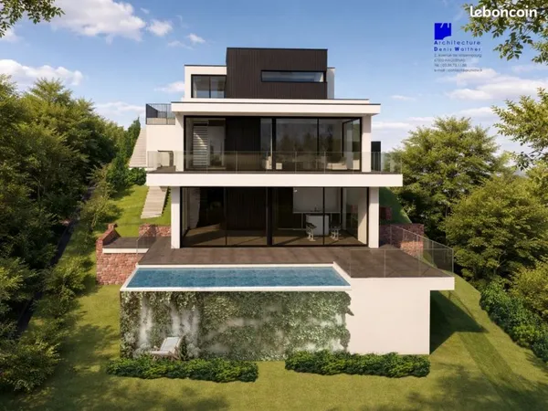 Moyenne corniche - villa d'architecte