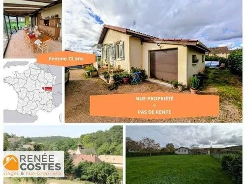 Vente en nue propriété - F72 ans - SENNECEY LE GRAND (71240)