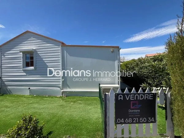 A VENDRE - TERRAIN DE LOISIR AVEC MOBIL HOME - ARGELÈS-SUR