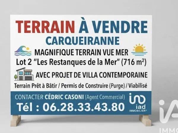 Terrain 716 m²
