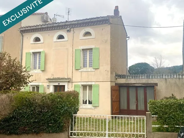 Maison de village avec jardin attenant