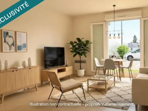 Appartement 3 pièces 62 m²