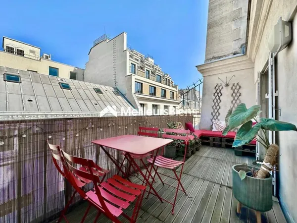 SOUS OFFRE ACCEPTÉE - DEUX PIÈCES BAIGNÉ DE LUMIÈRE ET TERRASSE DE 10M2