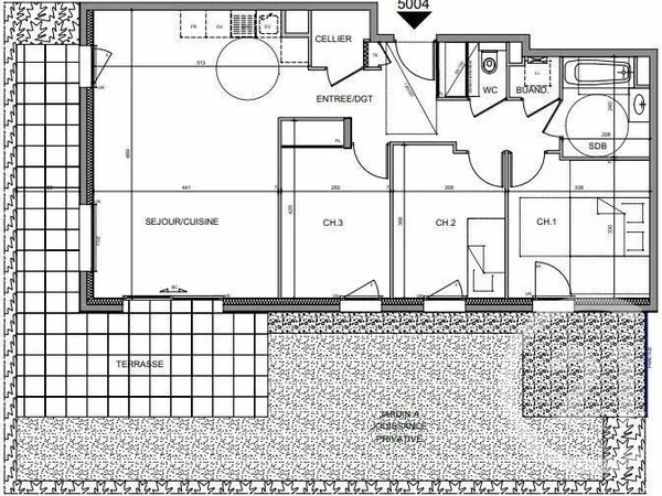 Appartement 4 pièces 82 m²
