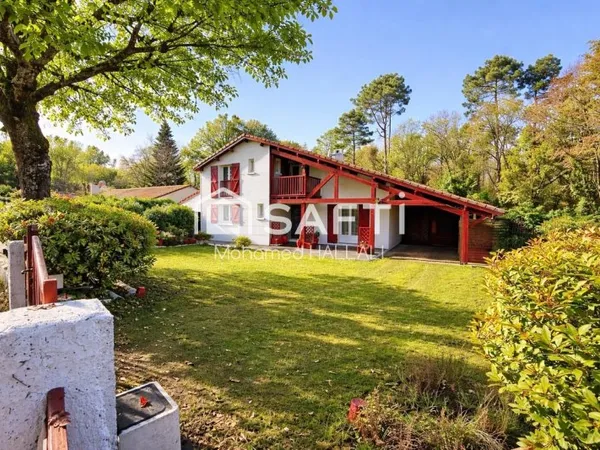 Basco-Landaise 140 m², lisière forêt, portes océan