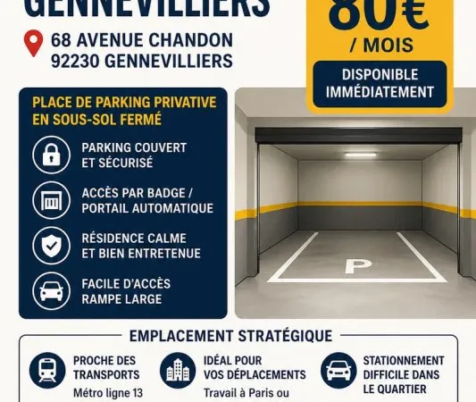 Parking 13 m²