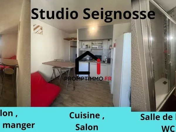 Studio 1 pièce 17 m²