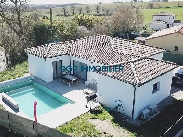 Contemporaine 95m² avec piscine
