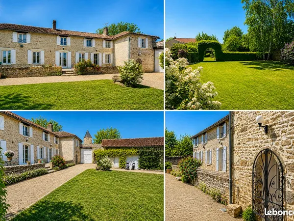 Maison de charme rénovée 250 m² - 5 chambres - jardin clos