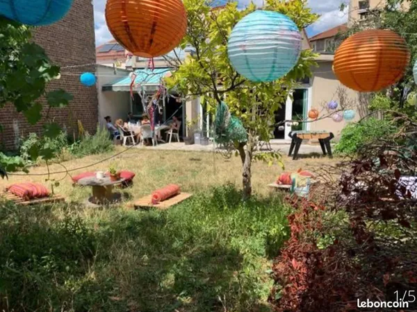 Colocation Maison jardin