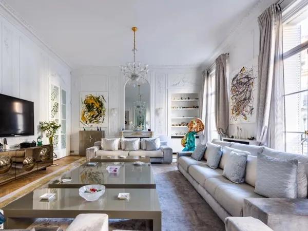 Paris 8ème Triangle d'or - Place François 1er - Appartement d'exception 4 chambres