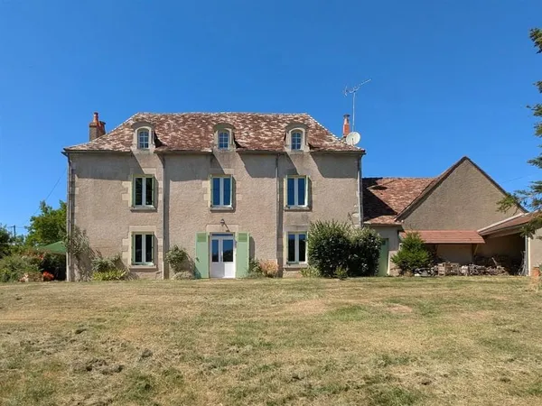 Maison de maître, grange, 1,5 ha, bois