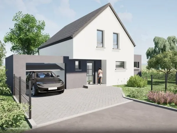 Terrain + maison 110 m²