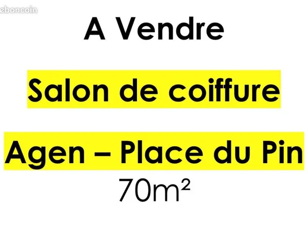 Opportunité investisseur - Salon de coiffure Agen - Prix bas