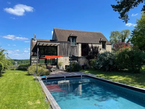 Maison d'architecte familiale contemporaine, proche de Saint