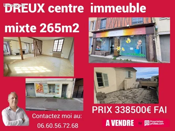 Immeuble 265 m²