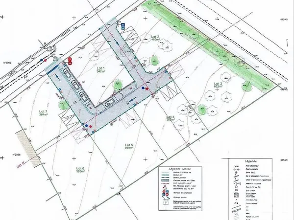 Terrain 364 m²
