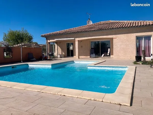 Villa de 5 pièces avec piscine et beau jardin à Lamasquère