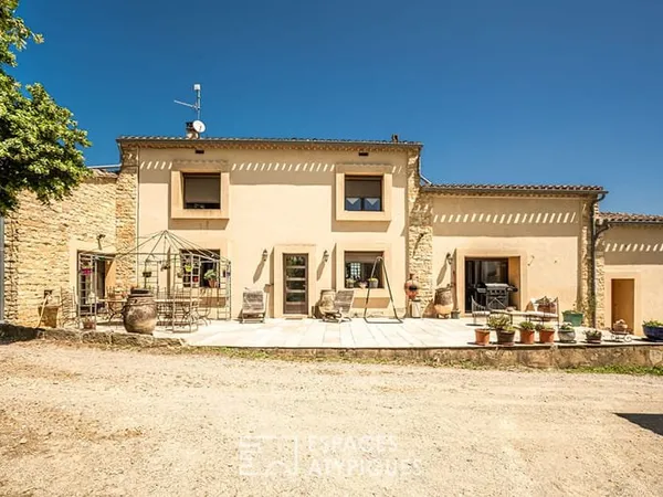 Domaine naturel de 42 ha clos avec ferme rénovée et gîte - Triangle Carcassonne, Limoux, Bram