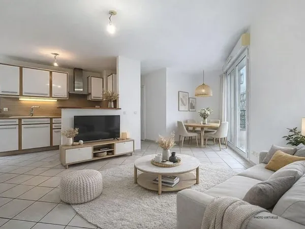CENTRE VILLE - Au Calme, Beau 2 pièces de 53 m² avec BOX