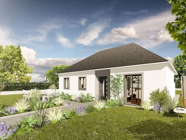 Faites construire votre maison 80.19 m² avec terrain à AUNEAU (28) !