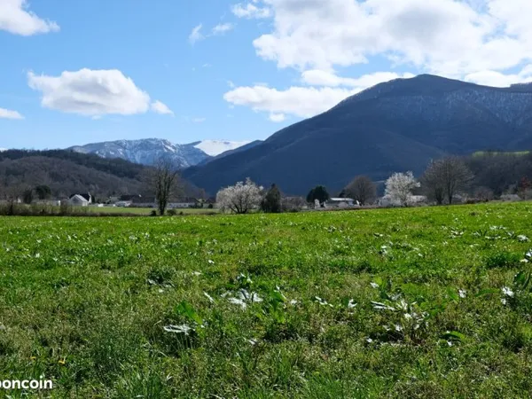 Terrain constructible 780 m² - Montaut 64800