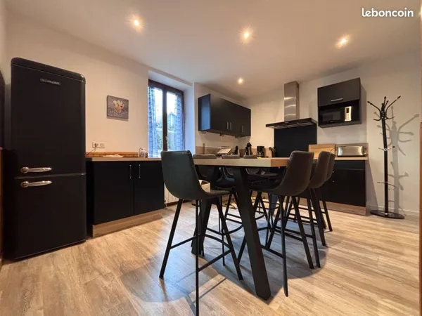 Appartement 3 pièces avec cave et jardin