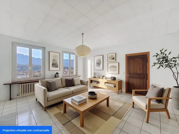 Appartement 4 pièces de 94 m² - Dernier étage avec ascenseur -Vue dégagée montagnes - Roche du Roi, 