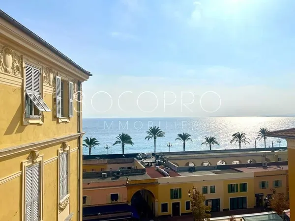 3 pièces vue mer - Cours Saleya