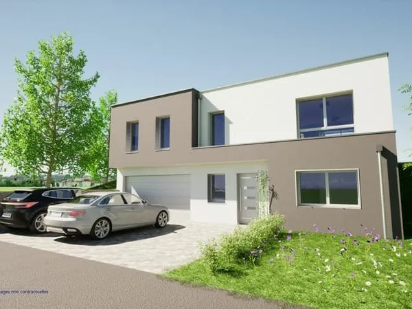 Maison neuve à construire à Thionville crève Coeur de 123 m2