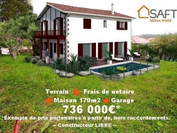 Terrain 725 m²