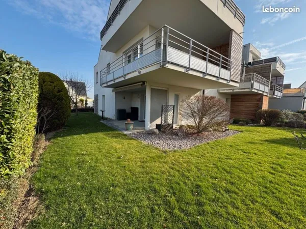 SUNDHOFFEN : EXCLUSIVITE - Appartement F4 avec grand jardin privatif et terrasse