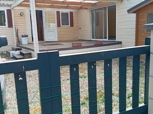 Vends mobil home avec chalet