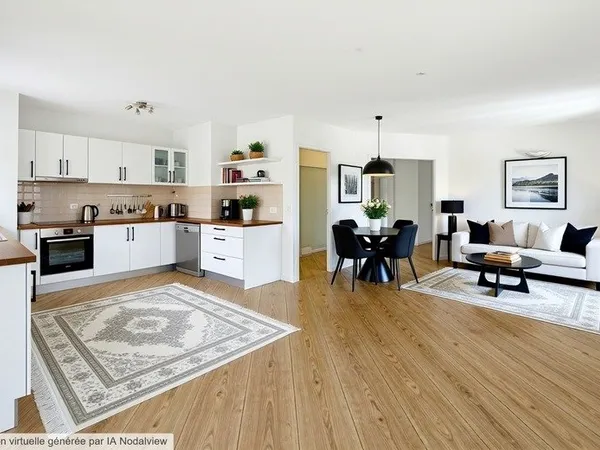 CRANVES-SALES - Appartement T4 traversant 96 m² - Vue exceptionnelle