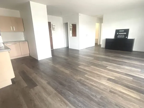 Grand 2 pièces. 54,44 M2. lumineux avec grand balcon, cave et p