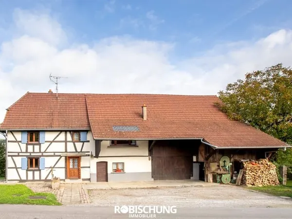 MANSPACH : Maison alsacienne avec dépendance, habitable de s