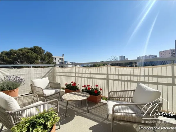 EXCLUSIVITE NIMES BRUNSWICK APPARTEMENT T3 DERNIER ETAGE T