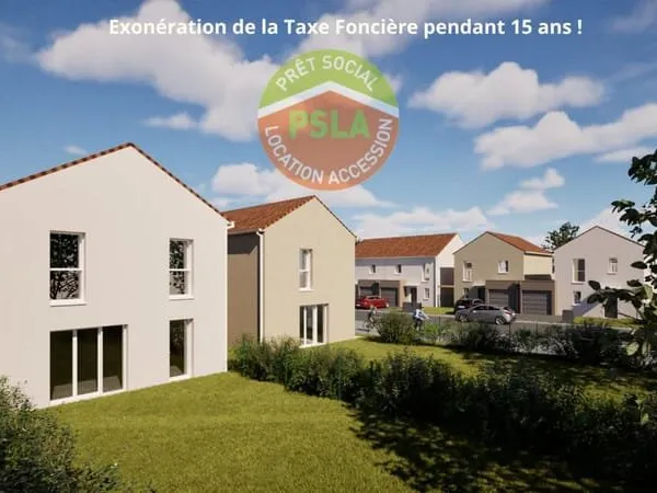 Location-Acession - Maison Neuve de Type 4 de 81 m² - Val de Moine à Cholet